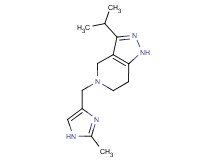 3-isopropyl-5-[(2-methyl-1H-imidazol-4-yl)methyl]-4,5,6,7-tetrahydro-1H-pyrazolo[4,3-c]pyridine