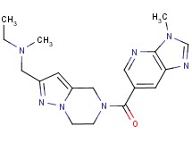 N-methyl-N-({5-[(3-methyl-3H-imidazo[4,5-b]pyridin-6-yl)carbonyl]-4,5,6,7-tetrahydropyrazolo[1,5-a]pyrazin-2-yl}methyl)ethanamine