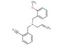 2-{[allyl(2-methoxybenzyl)amino]methyl}benzonitrile