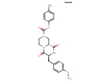 4-methylphenyl (7S,9aR)-7-(4-methoxybenzyl)-6,9-dioxooctahydro-2H-pyrazino[1,2-a]pyrazine-2-carboxylate