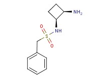 N-[(1S*,2R*)-2-aminocyclobutyl]-1-phenylmethanesulfonamide