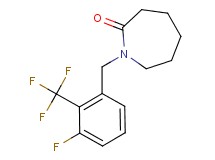 1-[3-fluoro-2-(trifluoromethyl)benzyl]azepan-2-one