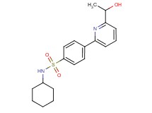 N-cyclohexyl-4-[6-(1-hydroxyethyl)pyridin-2-yl]benzenesulfonamide