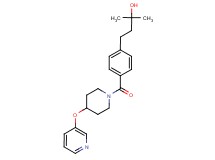 2-methyl-4-(4-{[4-(3-pyridinyloxy)-1-piperidinyl]carbonyl}phenyl)-2-butanol