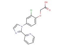 [2-chloro-4-(2-pyridin-2-yl-1H-imidazol-1-yl)phenoxy]acetic acid