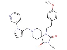 1-[2-(4-methoxyphenyl)ethyl]-3-methyl-8-{[1-(3-pyridinyl)-1H-pyrrol-2-yl]methyl}-1,3,8-triazaspiro[4.5]decane-2,4-dione