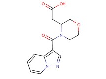 [4-(pyrazolo[1,5-a]pyridin-3-ylcarbonyl)-3-morpholinyl]acetic acid