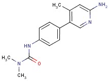 N'-[4-(6-amino-4-methylpyridin-3-yl)phenyl]-N,N-dimethylurea