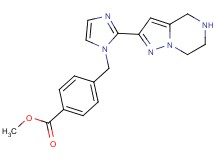 methyl 4-{[2-(4,5,6,7-tetrahydropyrazolo[1,5-a]pyrazin-2-yl)-1H-imidazol-1-yl]methyl}benzoate
