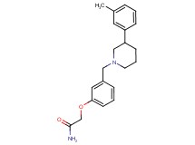 2-(3-{[3-(3-methylphenyl)-1-piperidinyl]methyl}phenoxy)acetamide