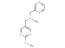 N-methyl-1-[2-(methylthio)pyrimidin-5-yl]-N-(pyrazin-2-ylmethyl)methanamine