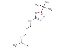 5-tert-butyl-N-(3-isopropoxypropyl)-1,3,4-oxadiazol-2-amine