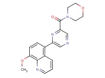 8-methoxy-5-[6-(morpholin-4-ylcarbonyl)pyrazin-2-yl]quinoline