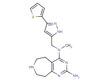 N~4~-methyl-N~4~-{[3-(2-thienyl)-1H-pyrazol-5-yl]methyl}-6,7,8,9-tetrahydro-5H-pyrimido[4,5-d]azepine-2,4-diamine dihydrochloride