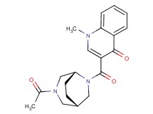 3-{[(1S*,5R*)-3-acetyl-3,6-diazabicyclo[3.2.2]non-6-yl]carbonyl}-1-methylquinolin-4(1H)-one