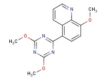 5-(4,6-dimethoxy-1,3,5-triazin-2-yl)-8-methoxyquinoline