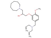 1-(1-azocanyl)-3-{5-[(diallylamino)methyl]-2-methoxyphenoxy}-2-propanol