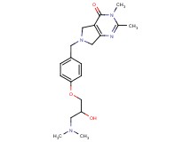 6-{4-[3-(dimethylamino)-2-hydroxypropoxy]benzyl}-2,3-dimethyl-3,5,6,7-tetrahydro-4H-pyrrolo[3,4-d]pyrimidin-4-one