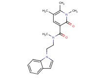 N-[2-(1H-indol-1-yl)ethyl]-N,1,5,6-tetramethyl-2-oxo-1,2-dihydropyridine-3-carboxamide