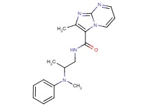 2-methyl-N-{2-[methyl(phenyl)amino]propyl}imidazo[1,2-a]pyrimidine-3-carboxamide