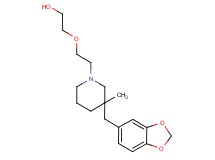 2-{2-[3-(1,3-benzodioxol-5-ylmethyl)-3-methylpiperidin-1-yl]ethoxy}ethanol