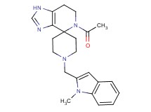 5-acetyl-1'-[(1-methyl-1H-indol-2-yl)methyl]-1,5,6,7-tetrahydrospiro[imidazo[4,5-c]pyridine-4,4'-piperidine]