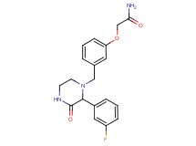 2-(3-{[2-(3-fluorophenyl)-3-oxopiperazin-1-yl]methyl}phenoxy)acetamide