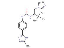 N-[1-(1H-imidazol-1-ylmethyl)-2,2-dimethylpropyl]-N'-[4-(5-methyl-4H-1,2,4-triazol-3-yl)phenyl]urea