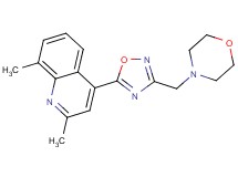 2,8-dimethyl-4-[3-(4-morpholinylmethyl)-1,2,4-oxadiazol-5-yl]quinoline
