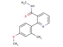 2-(4-methoxy-2-methylphenyl)-N-methylnicotinamide