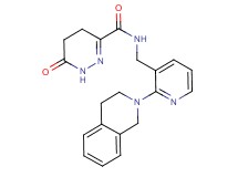 N-{[2-(3,4-dihydro-2(1H)-isoquinolinyl)-3-pyridinyl]methyl}-6-oxo-1,4,5,6-tetrahydro-3-pyridazinecarboxamide