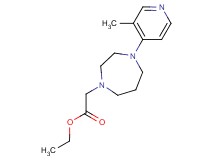 ethyl [4-(3-methylpyridin-4-yl)-1,4-diazepan-1-yl]acetate