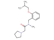N-(2-isobutoxybenzyl)-N-methyl-2-pyrrolidin-1-ylacetamide