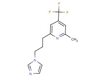 2-[3-(1H-imidazol-1-yl)propyl]-6-methyl-4-(trifluoromethyl)pyridine