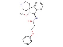 N-[rel-(2R,3R)-2-methoxy-2,3-dihydrospiro[indene-1,4'-piperidin]-3-yl]-3-phenoxypropanamide hydrochloride