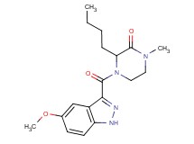 3-butyl-4-[(5-methoxy-1H-indazol-3-yl)carbonyl]-1-methyl-2-piperazinone