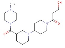 3-{3-[(4-methylpiperazin-1-yl)carbonyl]-1,4'-bipiperidin-1'-yl}-3-oxopropan-1-ol