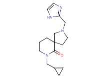 7-(cyclopropylmethyl)-2-(1H-imidazol-2-ylmethyl)-2,7-diazaspiro[4.5]decan-6-one