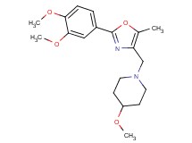 1-{[2-(3,4-dimethoxyphenyl)-5-methyl-1,3-oxazol-4-yl]methyl}-4-methoxypiperidine