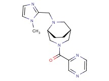 (1R*,5R*)-6-[(1-methyl-1H-imidazol-2-yl)methyl]-3-(2-pyrazinylcarbonyl)-3,6-diazabicyclo[3.2.2]nonane