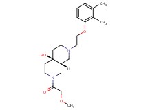 (4aR*,8aR*)-2-[2-(2,3-dimethylphenoxy)ethyl]-7-(methoxyacetyl)octahydro-2,7-naphthyridin-4a(2H)-ol