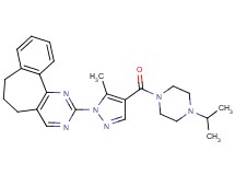 2-{4-[(4-isopropyl-1-piperazinyl)carbonyl]-5-methyl-1H-pyrazol-1-yl}-6,7-dihydro-5H-benzo[6,7]cyclohepta[1,2-d]pyrimidine