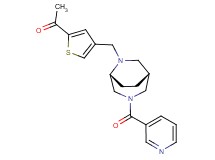 1-(4-{[(1R*,5R*)-3-(3-pyridinylcarbonyl)-3,6-diazabicyclo[3.2.2]non-6-yl]methyl}-2-thienyl)ethanone