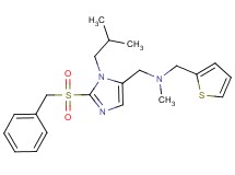 1-[2-(benzylsulfonyl)-1-isobutyl-1H-imidazol-5-yl]-N-methyl-N-(2-thienylmethyl)methanamine
