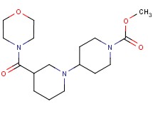methyl 3-(morpholin-4-ylcarbonyl)-1,4'-bipiperidine-1'-carboxylate