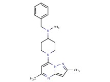 N-benzyl-1-(2,5-dimethylpyrazolo[1,5-a]pyrimidin-7-yl)-N-methyl-4-piperidinamine