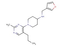 N-(3-furylmethyl)-1-(2-methyl-5-propylpyrimidin-4-yl)piperidin-4-amine