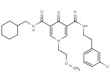 N-[2-(3-chlorophenyl)ethyl]-N'-(cyclohexylmethyl)-1-(2-methoxyethyl)-4-oxo-1,4-dihydro-3,5-pyridinedicarboxamide