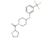 1-(tetrahydro-2-furanylcarbonyl)-4-[3-(trifluoromethyl)phenoxy]piperidine