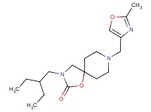 3-(2-ethylbutyl)-8-[(2-methyl-1,3-oxazol-4-yl)methyl]-1-oxa-3,8-diazaspiro[4.5]decan-2-one